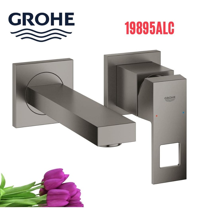 Vòi Chậu Lavabo Nóng Lạnh Gắn Tường Đức Grohe 19895ALC