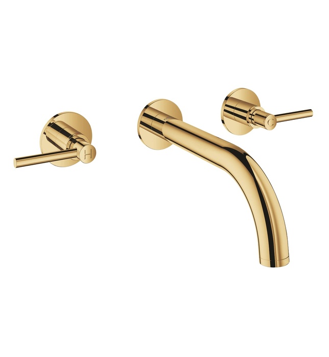 Vòi Chậu Lavabo Nóng Lạnh Gắn Tường Đức Grohe 20169GL3