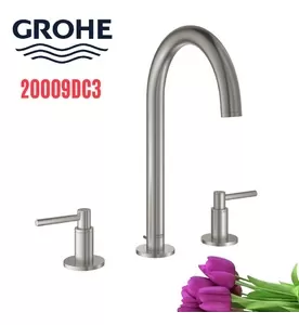 Vòi Chậu Lavabo Nóng Lạnh 3 Lỗ Đức Grohe 20009DC3