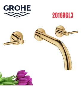 Vòi Chậu Lavabo Nóng Lạnh Gắn Tường Đức Grohe 20169GL3