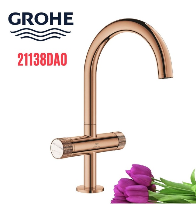 Vòi Chậu Lavabo Nóng Lạnh 1 Lỗ Đức Grohe 21138DA0