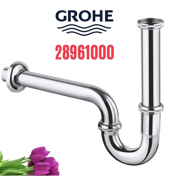Ống thải ngăn mùi chữ P GROHE 28961000