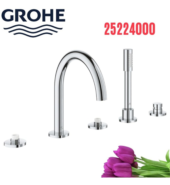 Vòi Sen Bồn Tắm Gắn Bồn Đức Grohe 25224000 5 chân