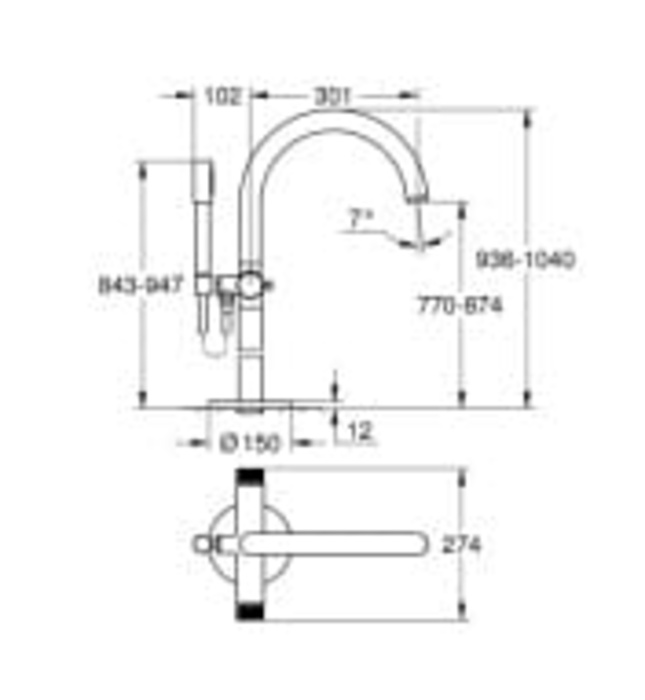 Vòi Sen Bồn Tắm Đặt Sàn Đức Grohe 25229DA0