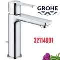 Vòi lavabo nóng lạnh 1 chân thấp Grohe 32114001