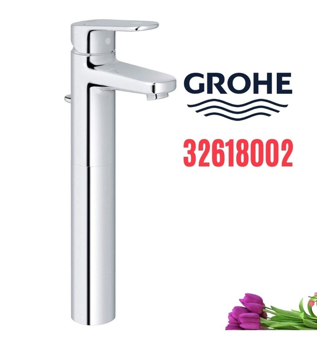 Vòi chậu lavabo nóng lạnh cao Grohe 32618002