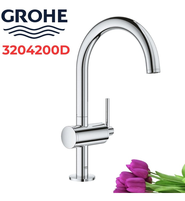 Vòi Chậu Lavabo Nóng Lạnh 1 Lỗ Đức Grohe 3204200D
