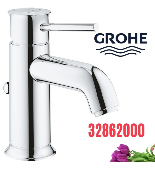 Vòi lavabo nóng lạnh thấp GROHE 32862000