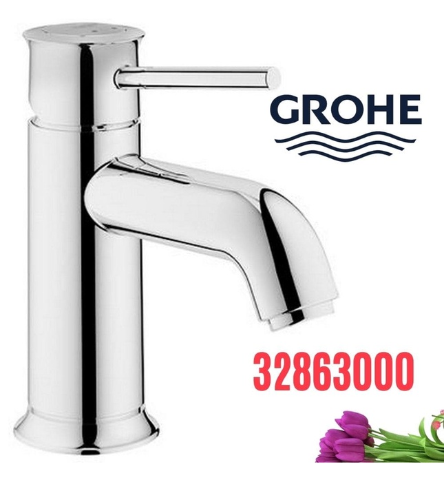 Vòi lavabo nóng lạnh thấp Grohe 32863000