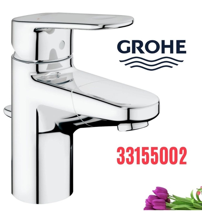 Vòi chậu lavabo nóng lạnh thấp Grohe 33155002