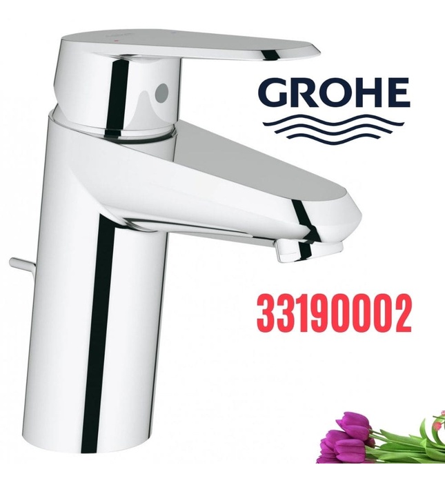 Vòi lavabo nóng lạnh thấp GROHE 33190002
