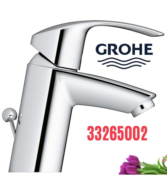 Vòi lavabo nóng lạnh thấp Grohe 33265002