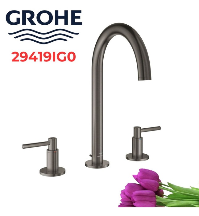 Vòi Chậu Lavabo Nóng Lạnh 3 Lỗ Đức Grohe 20649AL0