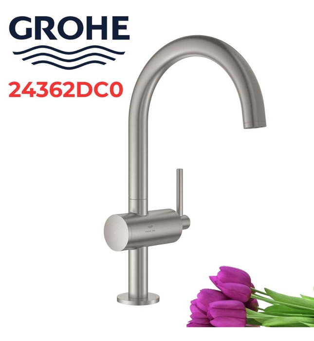 Vòi Chậu Lavabo Nóng Lạnh 1 Lỗ Đức Grohe 24362DC0