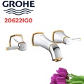 Vòi Chậu Lavabo Nóng Lạnh Gắn Tường Đức Grohe 20622IG0