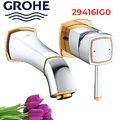Vòi Chậu Lavabo Nóng Lạnh Gắn Tường Đức Grohe 29416IG0