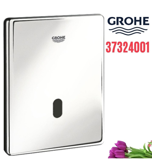 Bộ van xả tiểu cảm ứng âm tường Grohe 37324001 dùng pin