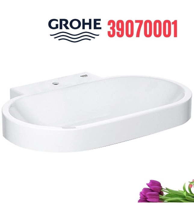 Chậu rửa mặt bán dương bàn GROHE 39070001