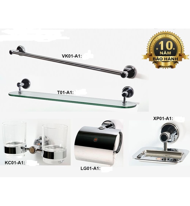 Bộ Phụ Kiện inox 304 5 món Archi A01