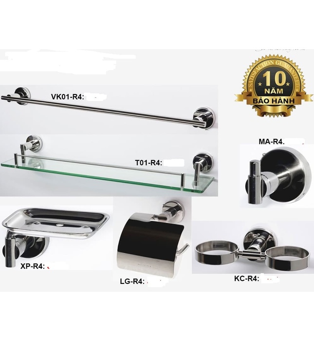Bộ Phụ Kiện inox 304 6 món Archi R04