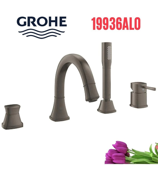 Vòi sen bồn tắm nóng lạnh gắn thành 4 chân GROHE 19936AL0