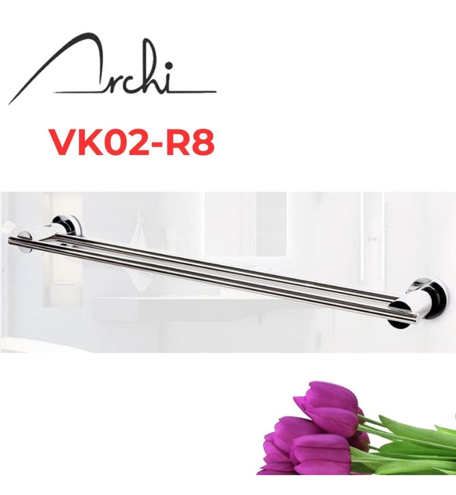 Thanh Treo Khăn Đôi Archi VK02-R8