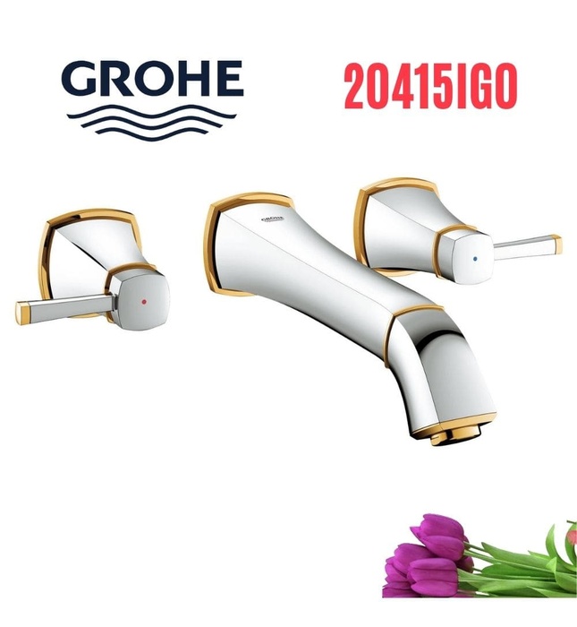 Vòi Nóng Lạnh Lavabo Gắn Tường GROHE 20415IG0