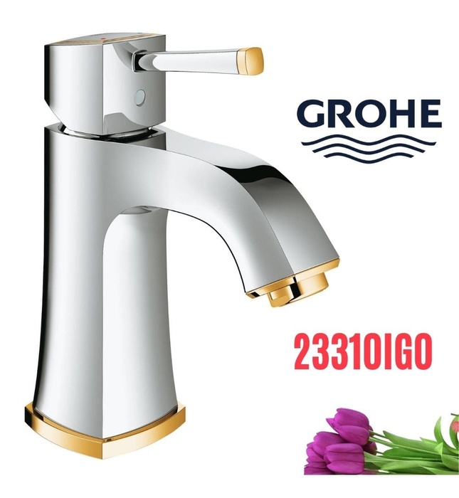 Vòi Nóng Lạnh 1 Chân Thấp Gắn Chậu Lavabo GROHE 23310IG0