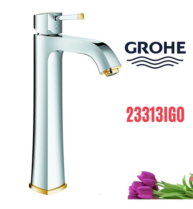 Vòi rửa nóng lạnh 1 chân gắn chậu cao GROHE 23313IG0