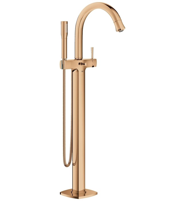 Vòi Sen Bồn Tắm Đặt Sàn Vàng Grohe 23318DA0