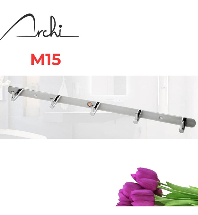Móc Áo Treo Tường 5 Vấu Archi M15