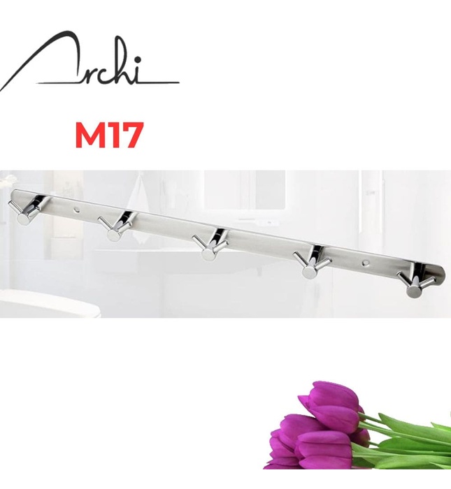 Móc Áo Treo Tường 7 Vấu Archi M17