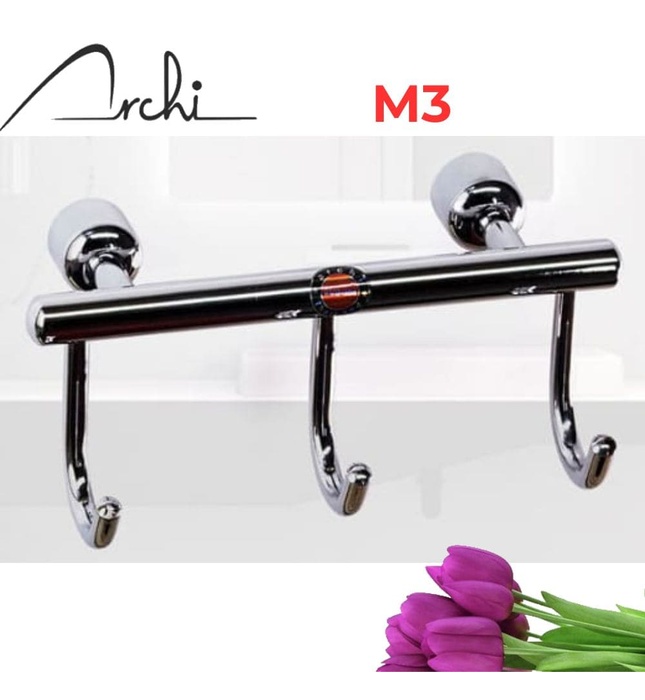 Móc Áo Treo Tường 3 Vấu Archi M3