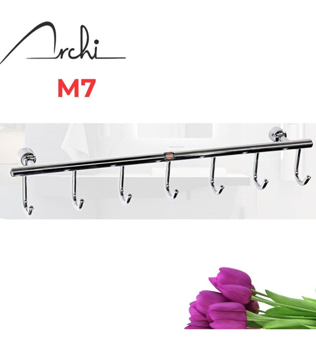 Móc Áo Treo Tường 7 Vấu Archi M7