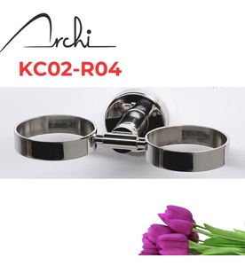 Kệ Cốc Đánh Răng Đôi Archi KC02-R04
