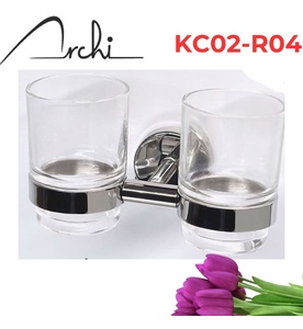 Kệ Cốc Đánh Răng Đôi Archi KC02-R2
