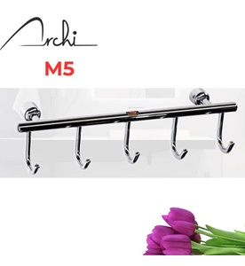Móc Áo Treo Tường 5 Vấu Archi M5