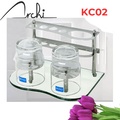 Kệ Cốc Đánh Răng Đôi Archi KC02