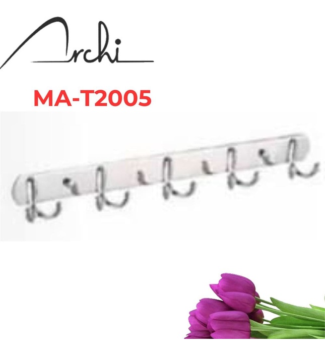 Móc Áo Treo Tường 5 Vấu Archi MA-T2005