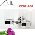 Kệ Cốc Đánh Răng Đôi Archi KC02-A01