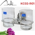 Kệ Cốc Đánh Răng Đôi Archi KC02-A06