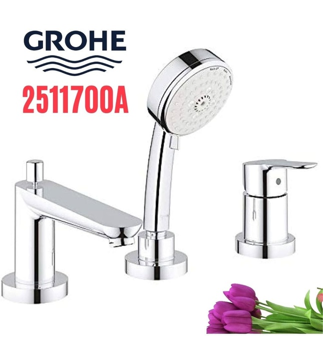 Vòi Sen Tắm Gắn Bồn 3 Chân GROHE 2511700A