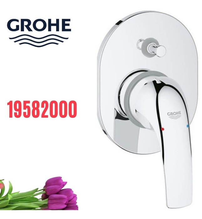 Mặt nạ sen tắm âm tường BAUCURVE GROHE 19582000