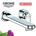 Vòi chậu lavabo nóng lạnh gắn tường 2 chân Grohe 19388000