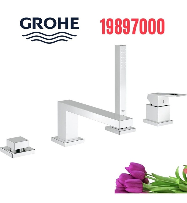 Bộ xả bồn tắm gắn bồn 4 chân Grohe 19897000