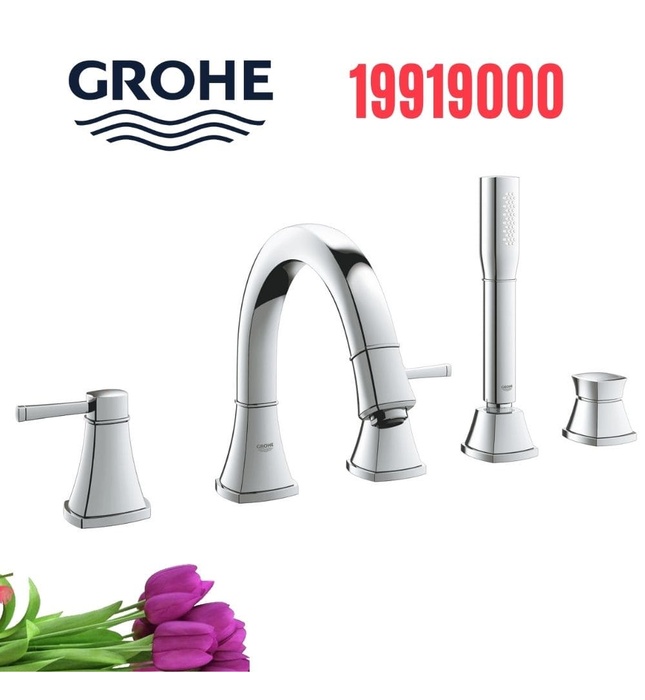 Vòi Nóng Lạnh Bồn Tắm 5 Lỗ GROHE 19919000