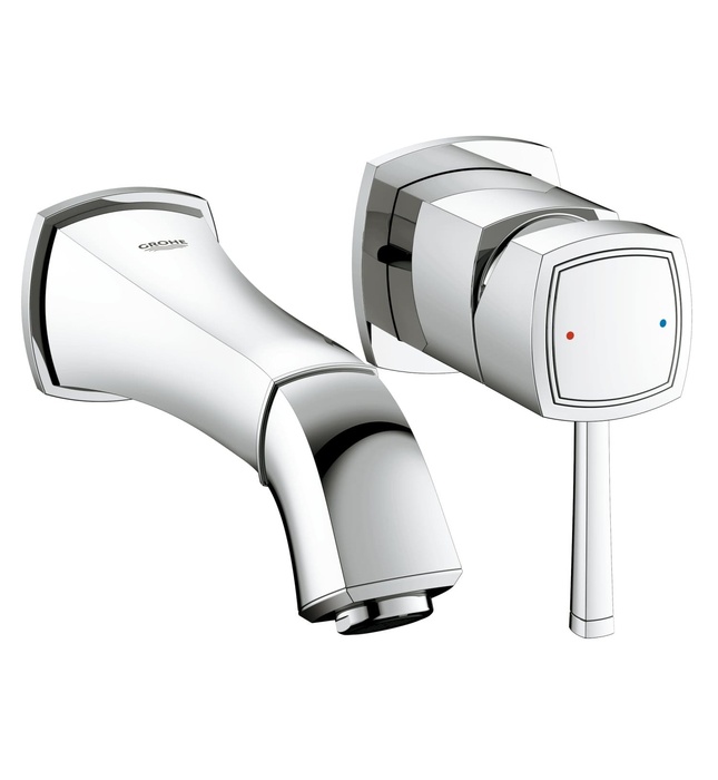 Vòi Lavabo Nóng Lạnh Âm Tường 2 Chân GROHE 19929000