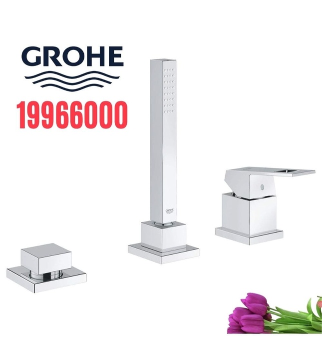 Vòi sen bồn tắm 3 lỗ nóng lạnh Grohe 19966000