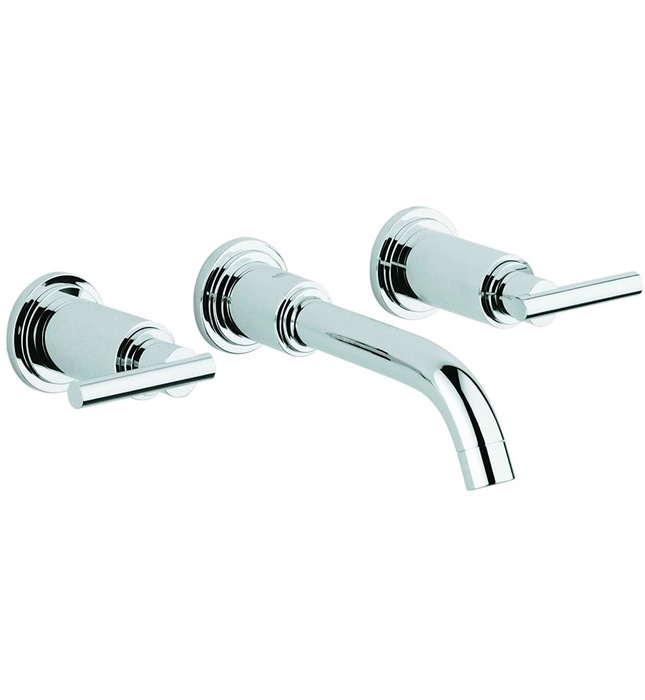 Vòi lavabo nóng lạnh gắn tường 3 chân Grohe 20169000