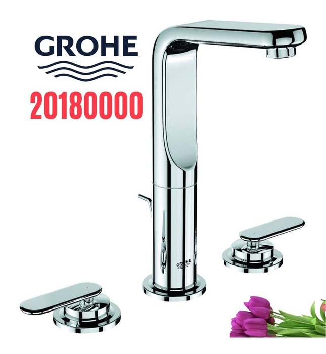 Vòi lavabo nóng lạnh 3 chân gắn chậu Grohe 20180000